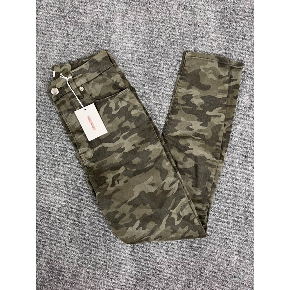 Good American Camouflage Print Good waist Skinny Pants Size 6/28 NWT - Picture 6 of 9